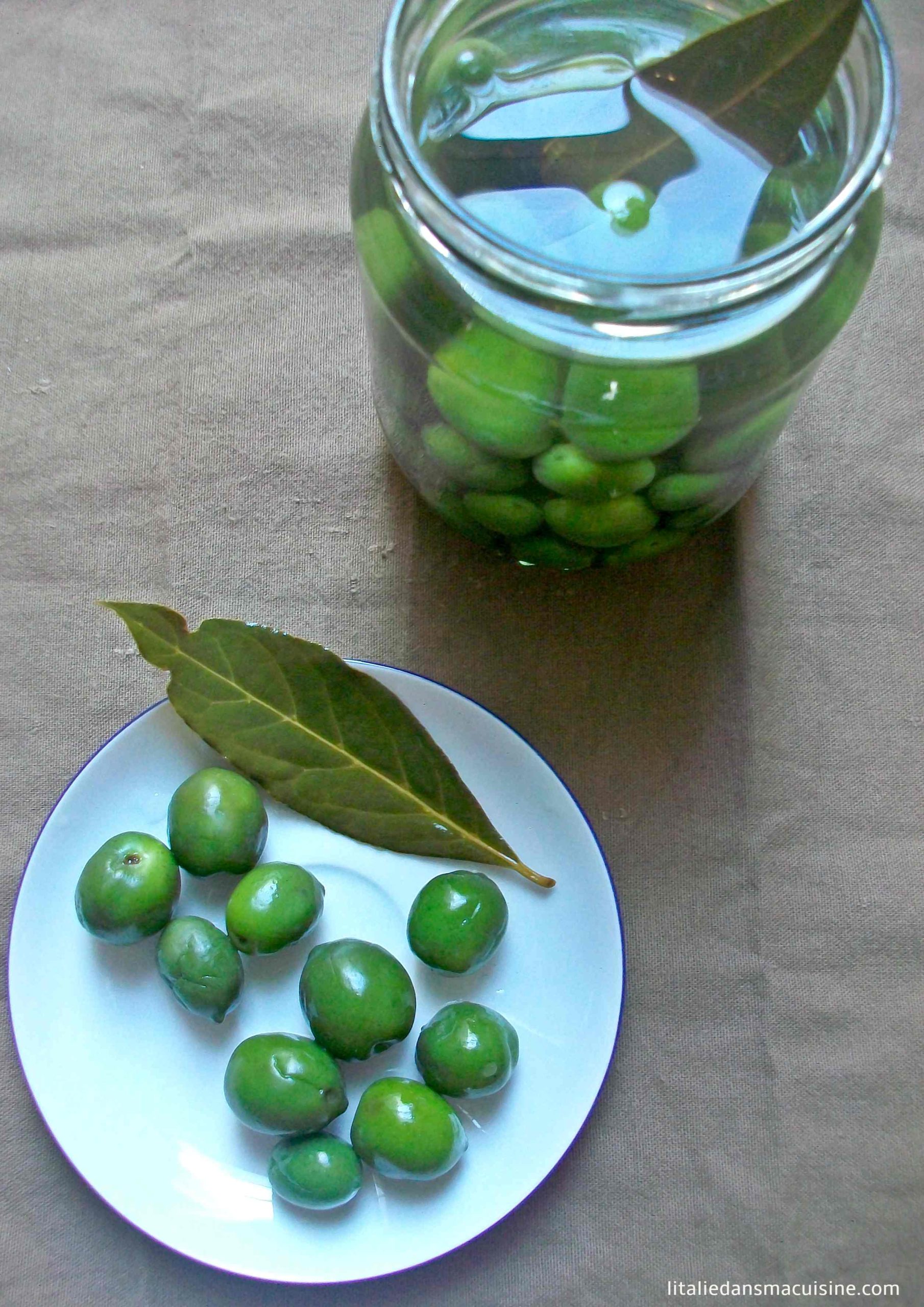 Olives en bocal 